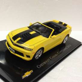Chevrolet  - Camaro convertible 2014 yellow/black - 1:43 - Magazine Models - CheCamaro - magCheCamaro | The Diecast Company