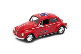 Volkswagen  - Beetle 1963 red - 1:34 - Welly - 42343BR - welly42343BR | The Diecast Company