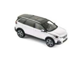 Peugeot  - 5008 GT 2016 pearl white - 1:43 - Norev - 473887 - nor473887 | The Diecast Company