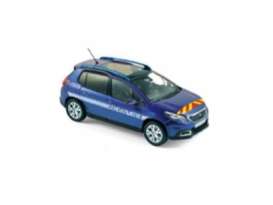 Peugeot  - 2008 *Gendarmerie* 2016 blue - 1:43 - Norev - 479822 - nor479822 | The Diecast Company