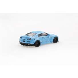 Nissan LB Works - GT-R R35 TYPE 1  2018 light blue - 1:64 - Mini GT - mgt00004L - MGT00004lhd | The Diecast Company