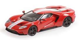 Ford  - GT 2018 red - 1:87 - Minichamps - 870088021 - mc870088021 | The Diecast Company
