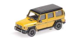 Mercedes Benz  - AMG G65 2015 yellow - 1:87 - Minichamps - 870037001 - mc870037001 | The Diecast Company