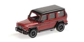Mercedes Benz  - AMG G65 2015 red - 1:87 - Minichamps - 870037004 - mc870037004 | The Diecast Company