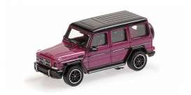 Mercedes Benz  - AMG G65 2015 purple - 1:87 - Minichamps - 870037005 - mc870037005 | The Diecast Company