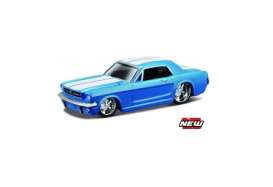 Ford  - Mustang blue/white - 1:64 - Maisto - 15494-05214 - mai15494-05214 | The Diecast Company
