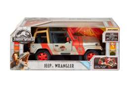 Jeep  - Jurassic World 2 red/silver - 1:18 - Matchbox - FRM53 - MatFRM53 | The Diecast Company