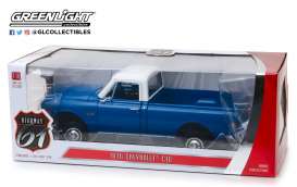 Chevrolet  - C-10 1970 darl poly blue - 1:18 - Highway 61 - hwy18011 - hwy18011 | The Diecast Company