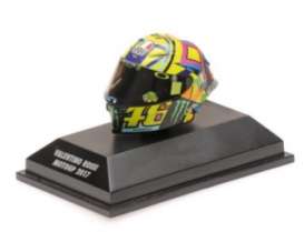 Helmet  - 2017 yellow/green/blue - 1:8 - Minichamps - 399170046 - mc399170046 | The Diecast Company