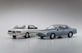 Nissan  - Cedric Cima light blue - 1:18 - Kyosho - KSR18026BLb - kyoKSR18026BLb | The Diecast Company