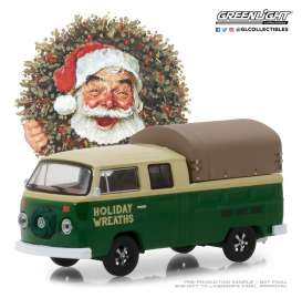 Volkswagen  - Double Cab Pickup 1978 green/beige - 1:64 - GreenLight - 37150F - gl37150F | The Diecast Company