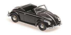 Volkswagen  - Hebmuller Cabriolet 1950 black - 1:43 - Maxichamps - 940052130 - mc940052130 | The Diecast Company