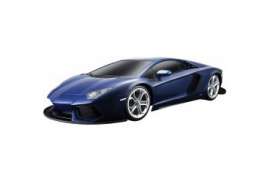 Lamborghini  - Aventador LP 700-4 blue/black - 1:64 - Maisto - 14034bbk - mai14034-10b | The Diecast Company