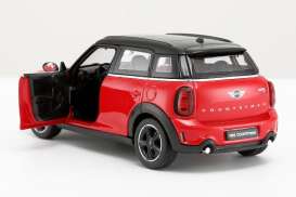 Mini  - Cooper S Countryman red - 1:24 - Rastar - rastar56400r | The Diecast Company