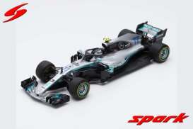 Mercedes Benz Petronas - W09 2018 silver/turquoise - 1:18 - Spark - 18S344 - spa18S344 | The Diecast Company
