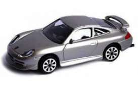 Porsche  - 911 Turbo 2006 silver - 1:64 - Bburago - 59009s - bura59009s | The Diecast Company
