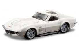 Chevrolet  - Corvette Coupé 1969 white - 1:64 - Bburago - 59020w - bura59020w | The Diecast Company