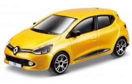 Renault  - Clio yellow - 1:64 - Bburago - 59040y - bura59040y | The Diecast Company