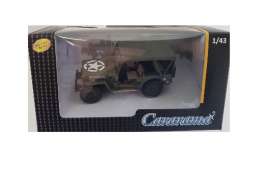 Military Vehicles  - army green - 1:43 - Cararama - 90180 - cara90180 | The Diecast Company