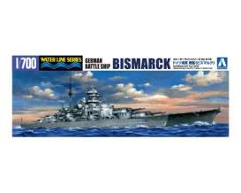Boats  - Bismarck  - 1:700 - Aoshima - 04259 - abk04259 | The Diecast Company