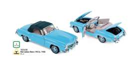 Mercedes Benz  - 190 SL 1955 blue - 1:18 - Norev - 183400 - nor183400 | The Diecast Company