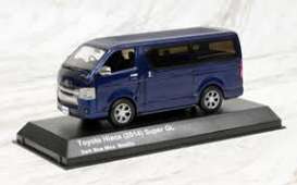 Toyota  - Hiace 2014 dark blue - 1:64 - Kyosho - 6663BM - kyo6663BM | The Diecast Company