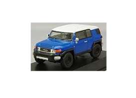 Toyota  - FJ Cruiser blue - 1:64 - Kyosho - 7042A14 - kyo7042A14 | The Diecast Company
