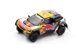 Peugeot  - 3008 DKR 2018 yello/red/white - 1:43 - Spark - s5620 - spas5620 | The Diecast Company