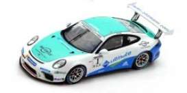 Porsche  - 911 GT3 2017 white/blue/green - 1:43 - Spark - sg262 - spasg262 | The Diecast Company