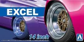 Wheels & tires Rims & tires - 1:24 - Aoshima - 154710 - abk05471 | The Diecast Company