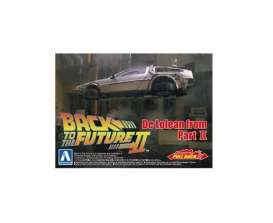 Delorean  - BTTF part II  - 1:43 - Aoshima - 154765 - abk05476 | The Diecast Company