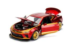 Chevrolet  - Camaro *Iron Man* 2016 red/gold - 1:24 - Jada Toys - 99724 - jada253225003 | The Diecast Company