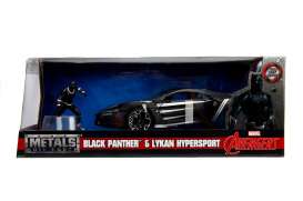 Lykan  - Hypersport *Black Panther* 2016 black/silver - 1:24 - Jada Toys - 99723 - jada253225004 | The Diecast Company