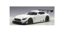 Mercedes Benz  - AMG GT3 2017 white - 1:43 - Minichamps - 410173200 - mc410173200 | The Diecast Company