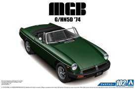 MG  - B MK-3 BLMC G/HN5D 1974  - 1:24 - Aoshima - 05686 - abk05686 | The Diecast Company