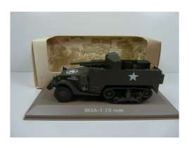 Military Vehicles  - US M3 75 MM Gun 1940 green - 1:43 - Magazine Models - MILBL33 - magMILBL33 | The Diecast Company