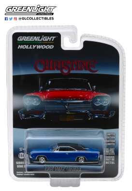 Dodge  - Charger *Christine* 1968 blue/black - 1:64 - GreenLight - 44820E - gl44820E | The Diecast Company