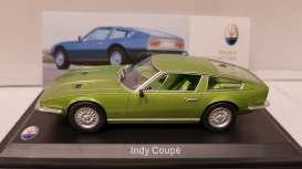 Maserati  - Indy Coupe green - 1:43 - Magazine Models - MAS09 - magMAS09 | The Diecast Company