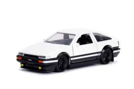 Toyota  - Trueno AE86 *Initial D* white/black - 1:32 - Jada Toys - 99801 - jada99801 | The Diecast Company