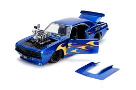 Chevrolet  - Camaro 1969 blue/flames - 1:24 - Jada Toys - 30708 - jada30708 | The Diecast Company