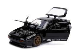 Mazda  - RX-7 1985 glossy black - 1:24 - Jada Toys - 30425 - jada30425bk | The Diecast Company