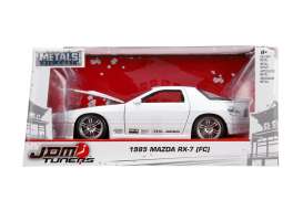 Mazda  - RX-7 1985 white - 1:24 - Jada Toys - 30940 - jada30940w | The Diecast Company