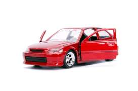 Honda  - Civic EK Type R 1997 metallic red - 1:32 - Jada Toys - 30487 - jada30487r | The Diecast Company