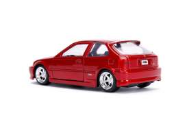 Honda  - Civic EK Type R 1997 metallic red - 1:32 - Jada Toys - 30487 - jada30487r | The Diecast Company