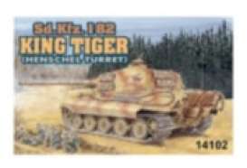 Military Vehicles  - Kingtiger Henschel  - 1:144 - Dragon - 14102 - dra14102 | The Diecast Company