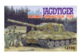 Military Vehicles  - Jagdtiger Henschel  - 1:144 - Dragon - 14106 - dra14106 | The Diecast Company