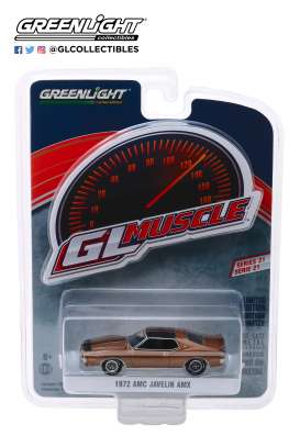 AMC  - 1972 bronze - 1:64 - GreenLight - 13230B - gl13230B | The Diecast Company