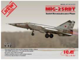 Planes  -  Mig-25 RBT  - 1:72 - ICM - 72172 - icm72172 | The Diecast Company