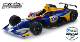 Honda  - 2019 yellow/blue - 1:18 - GreenLight - 11058 - gl11058 | The Diecast Company