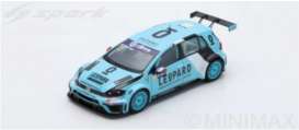 Volkswagen  - Golf GTi 2016 white/blue - 1:43 - Spark - S4979 - spaS4979 | The Diecast Company